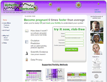 Tablet Screenshot of myfertilitycharts.com